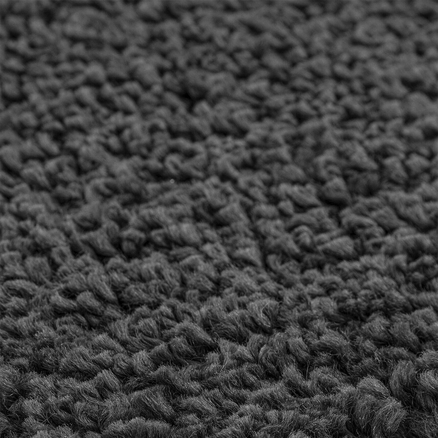 Badmat U-Vorm 50X50 Cm Polypropeen Antislip Donkergrijs