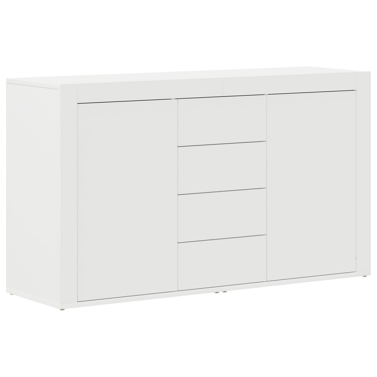Witte Dressoir Wit Hout 120 X 36 X 69 Cm Opslag Witte Dressoir