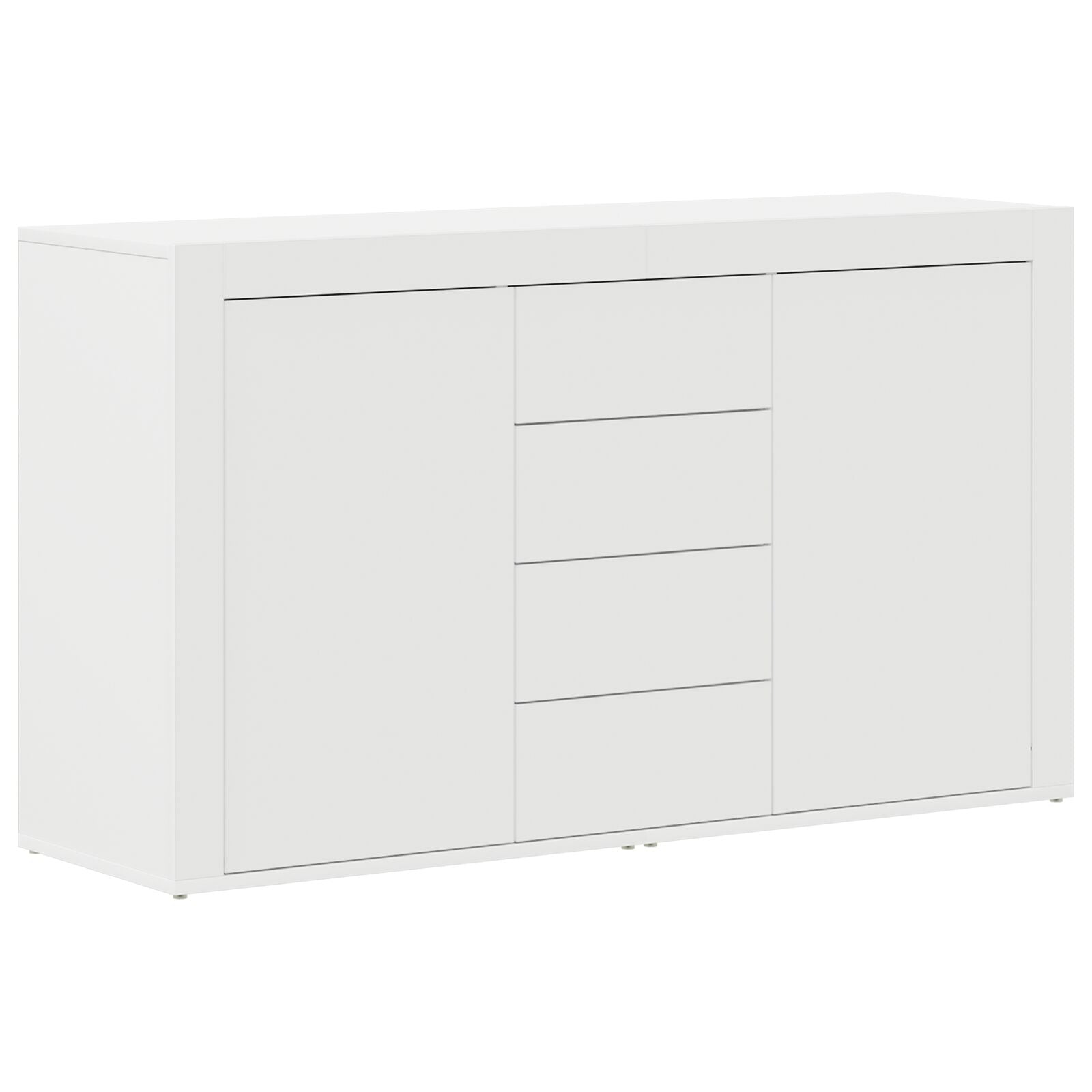 Witte Dressoir Wit Hout 120 X 36 X 69 Cm Opslag Witte Dressoir