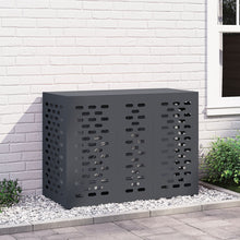 Airconditioner Cover Staal Anthraciet 110 x 50 x 80 cm