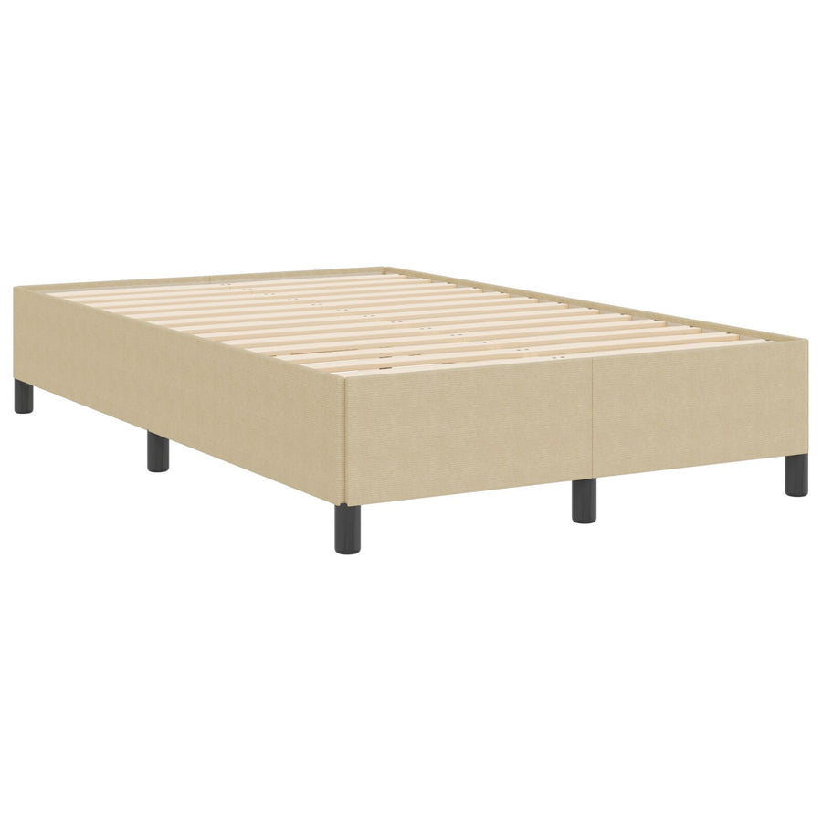 Bedframe Corduroy Stof Lichtgroen Grijs 120 x 190 cm