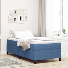 Bedframe Corduroy Stof Blauw 80 x 200 cm