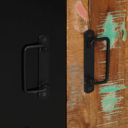 Badkamer Kast Meerkleurig 55X35X60 Cm Massief Hout Gerecycled Massief gerecycled hout