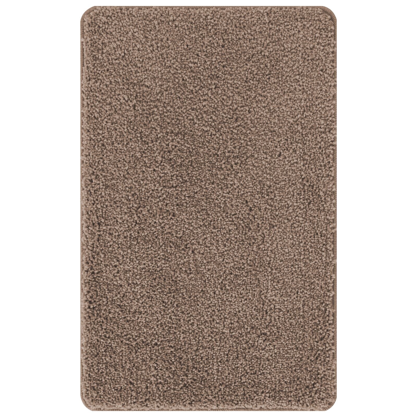 3-Delige Badmatset Polypropeen Antislip Bruin