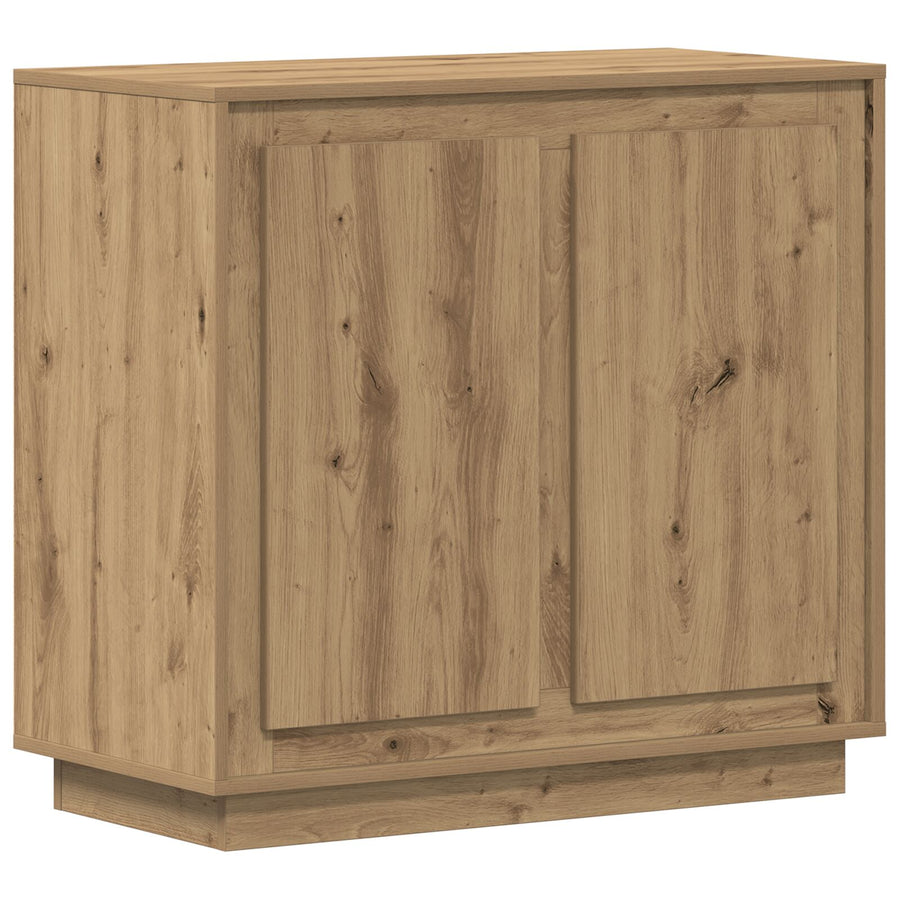 Dressoir Artisan Eiken 80X34X75 Cm Bewerkte Hout