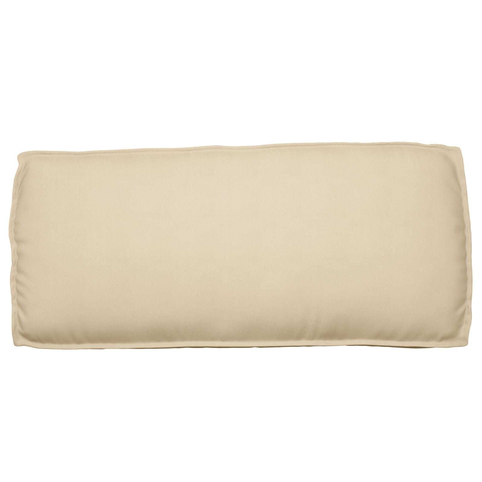 Outdoor Kussen Polyester 50 X 120 X 12 Cm Afneembare Hoezen Beige