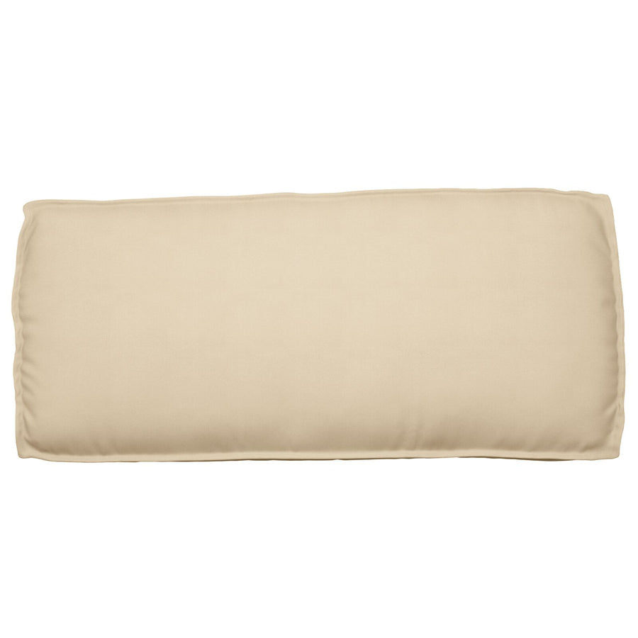 Outdoor Kussen Polyester 50 X 120 X 12 Cm Afneembare Hoezen Beige