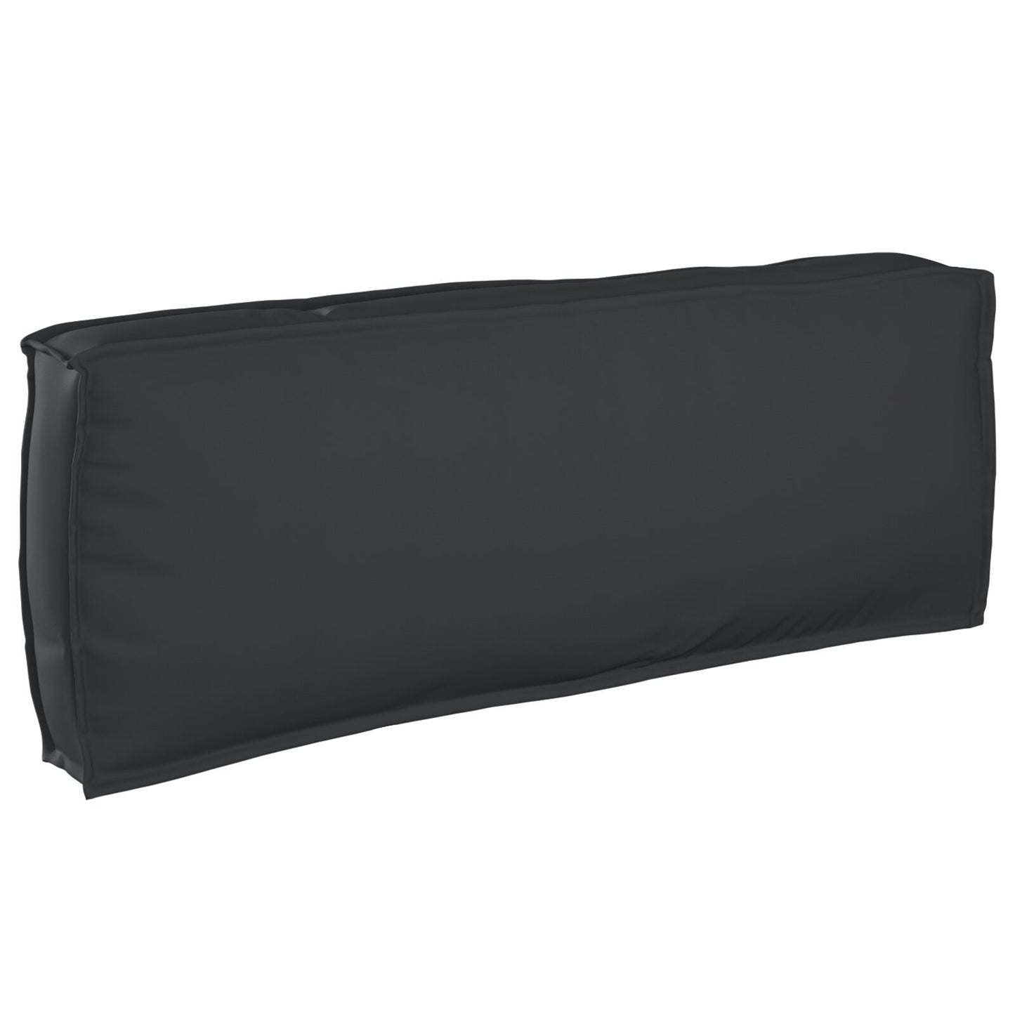 Pallet Kussen Voor Rugleuning 120X40X12 Cm Oxford Stof Zwart