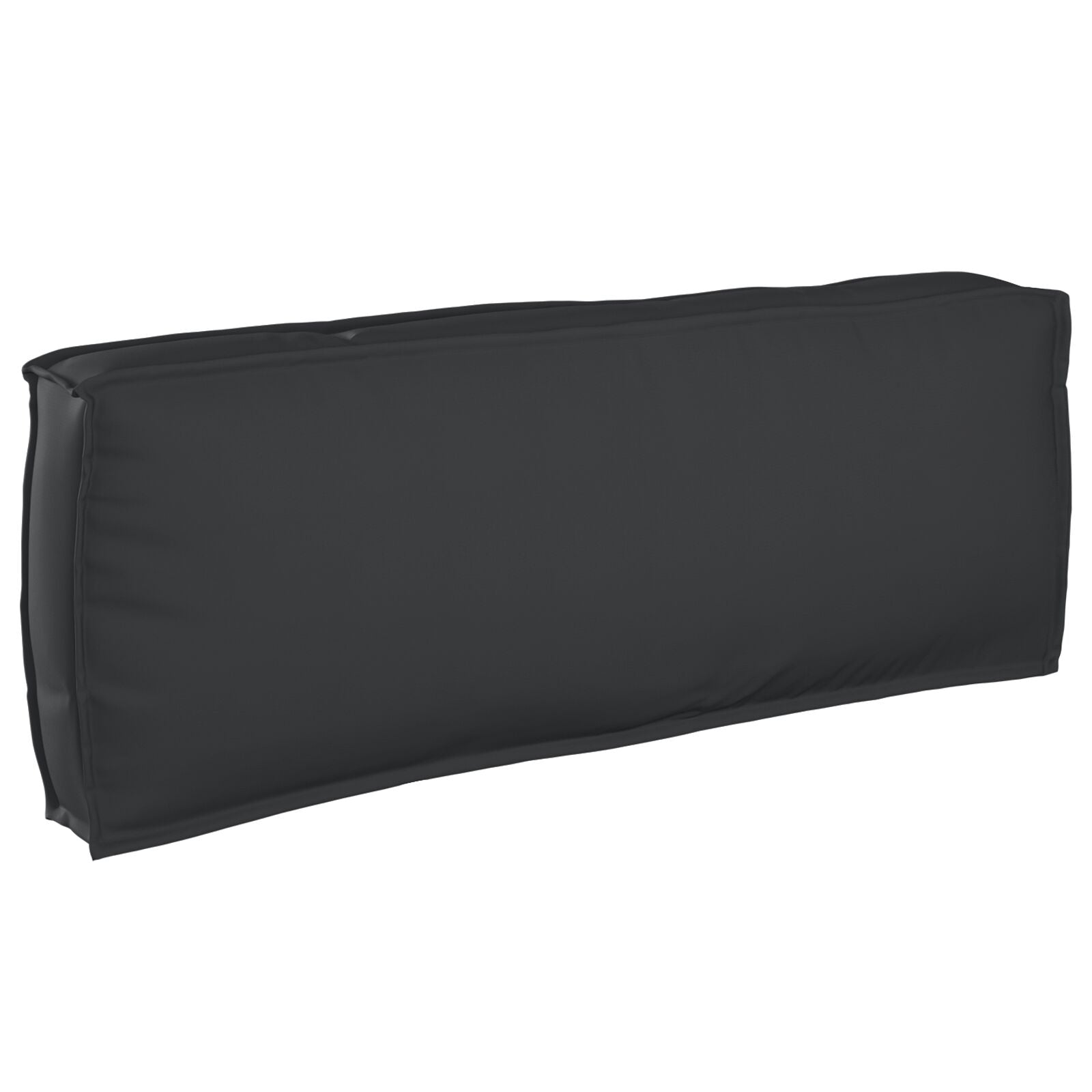 Pallet Kussen Voor Rugleuning 120X40X12 Cm Oxford Stof Zwart