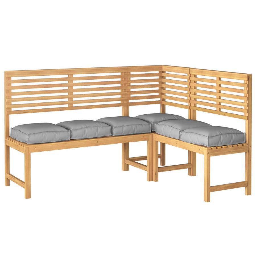 Palletkussens Voor Zit 6 Stuks 40X40X8 Cm Oxford Stof Grijs