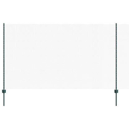 Hek Palen 11 Stuks U-Kanaal Groen 140 Cm Staal,  Hexagonaal Hek Groen 1,4X25 M Staal