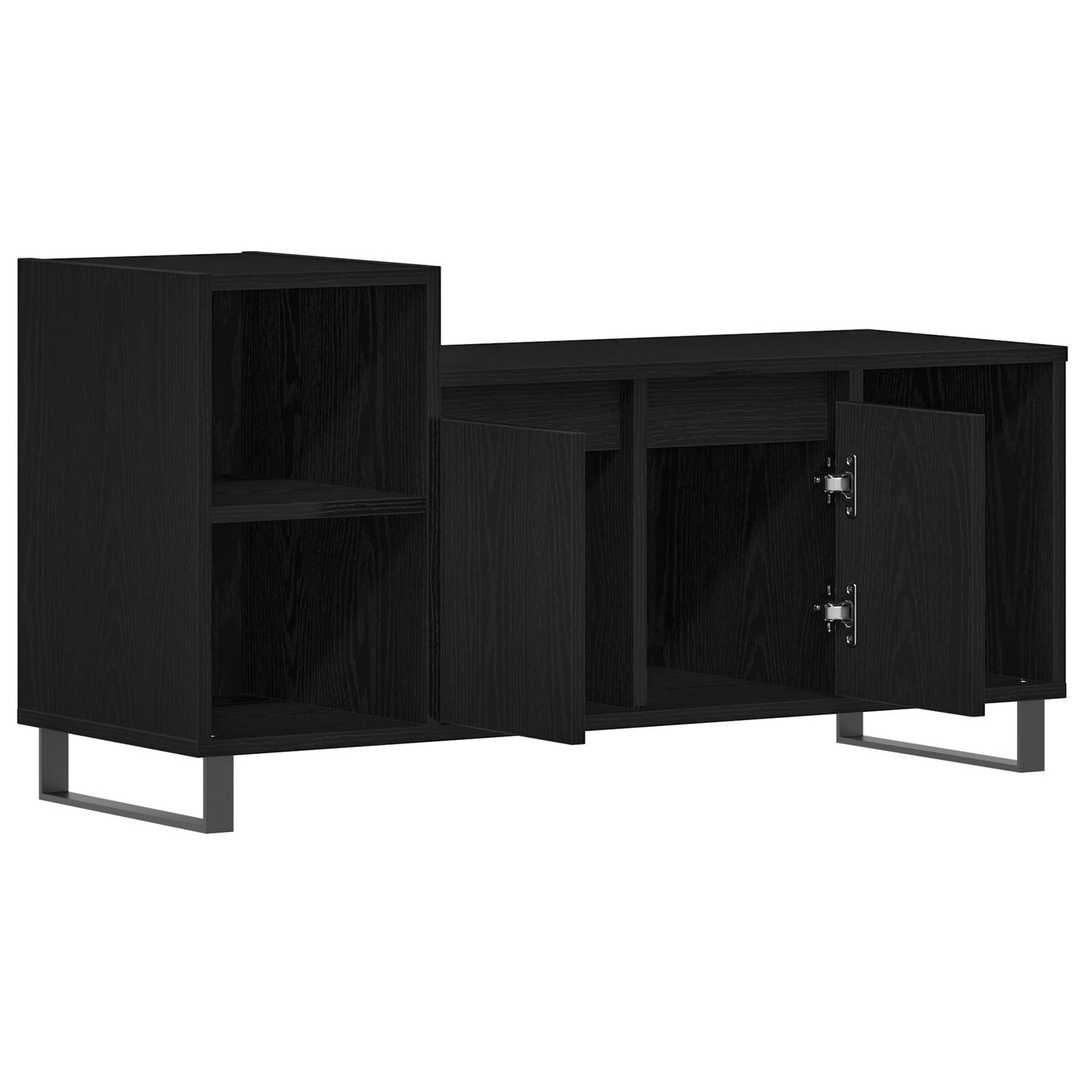 Tv-Kast 100X35X55 Cm Engineered Wood Zwart eiken
