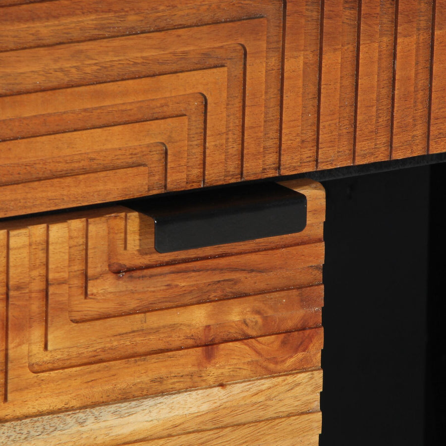 Dressoir 80X33X75 Cm Massief acaciahout