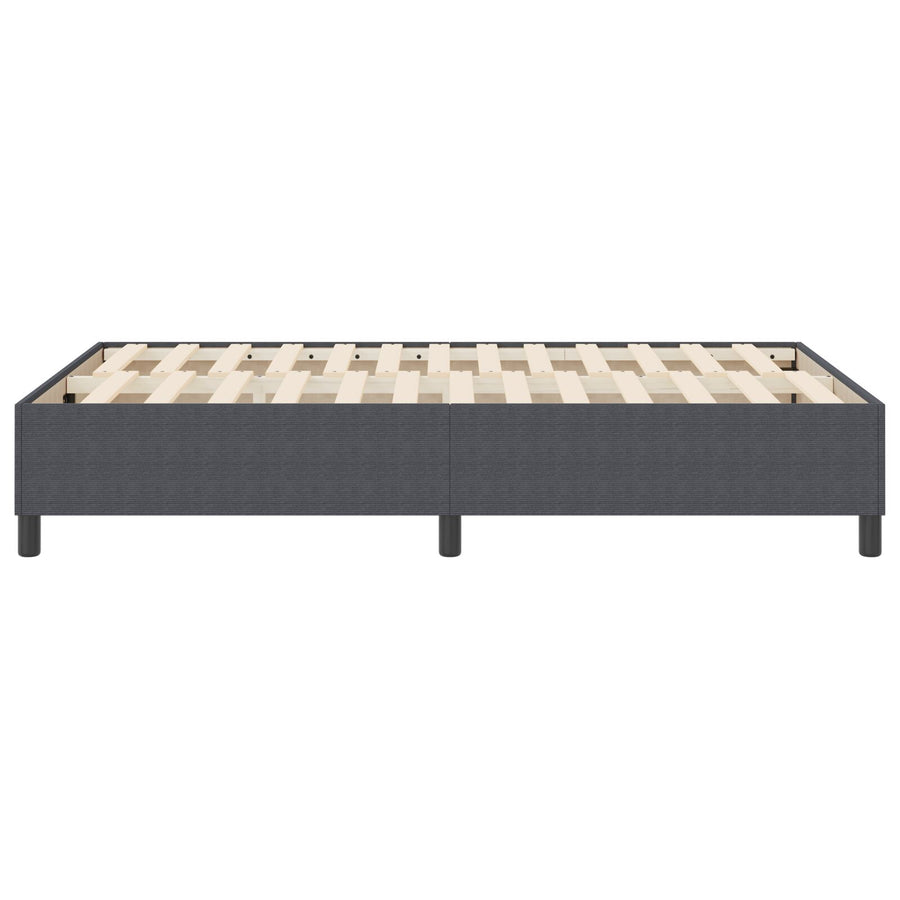 Boxspringbed Klein Dubbel Katoen Donkergrijs 120 x 190 cm
