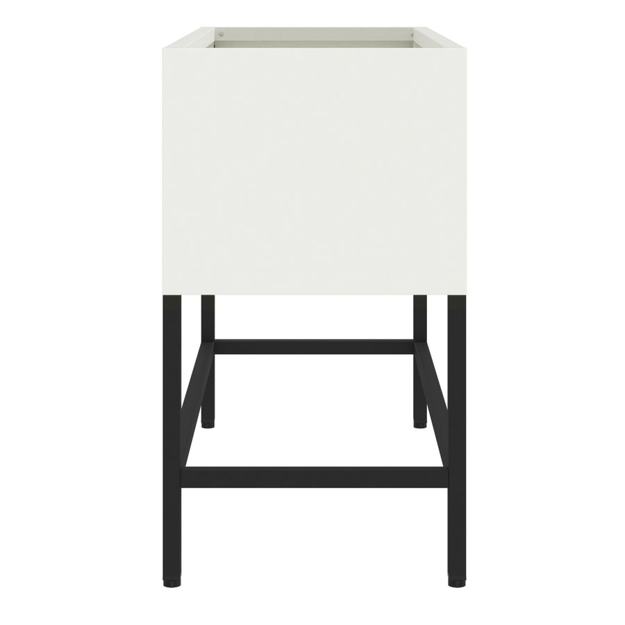 Verhogen Tuinbak Te Staal Wit 60 x 26 x 45 cm