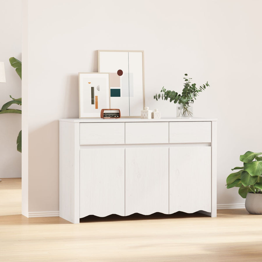 Dressoir ""Drammen"" 114X43X75,5 Cm Massief Hout Van Den Wit