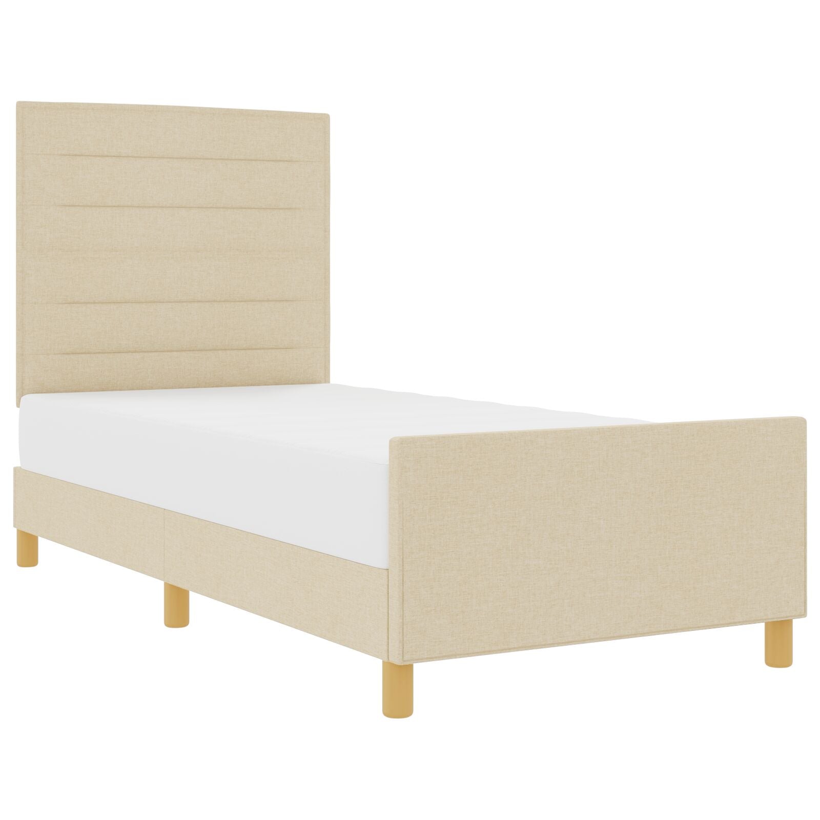 Bedbodem In Crème, 80X200 Cm, Stof Crème