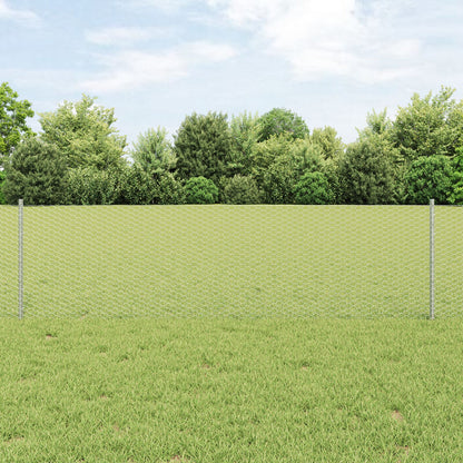 Hek Palen 5 Stuks U-Kanaal 60 Cm Gegalvaniseerd Staal,  Hexagon Hek 0.6X10 M Gegalvaniseerd Staal