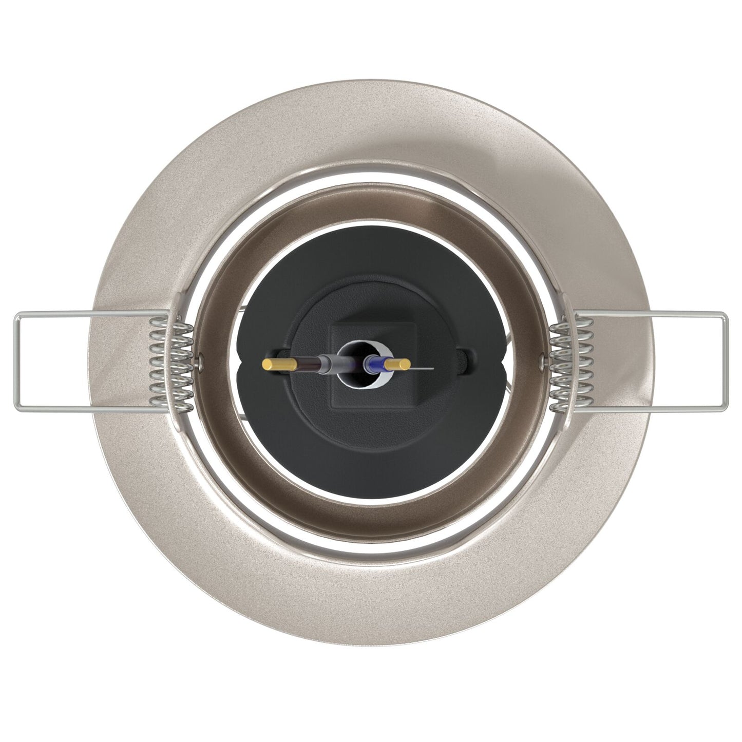 Lampen Set Van 24 Aluminium 9 Cm Ingebouwde Led-Lampen Zilver
