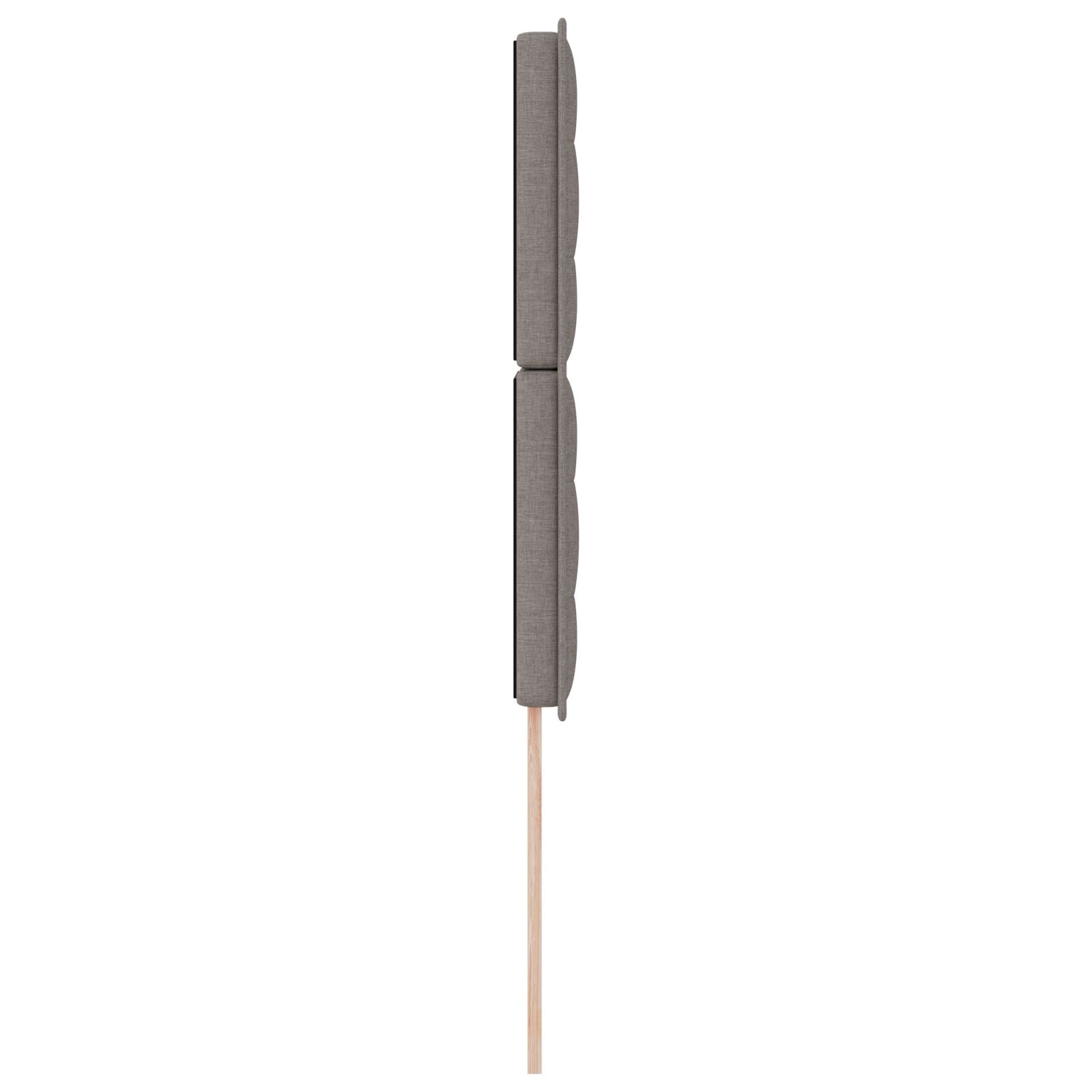 Hoofdbord Lijnen Ontwerp Stof Taupe 100 cm Hoog hoofdbord