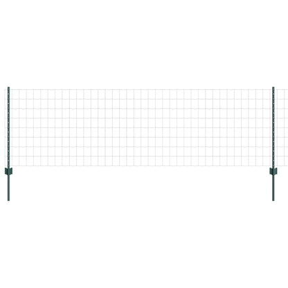 Euro Omheining Met 5 U-Posts, Groen, 0.8X10 M Staal