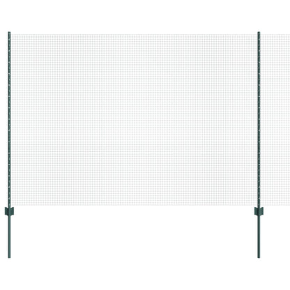 Gelast Draadhek Met 11 U Posts Groen 1.5X25 M Staal