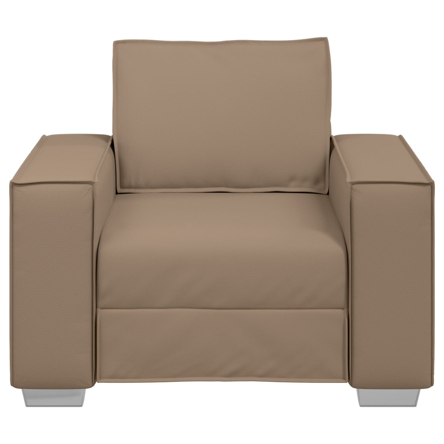 Fauteuil Kunstleer Cappuccino 59 cm