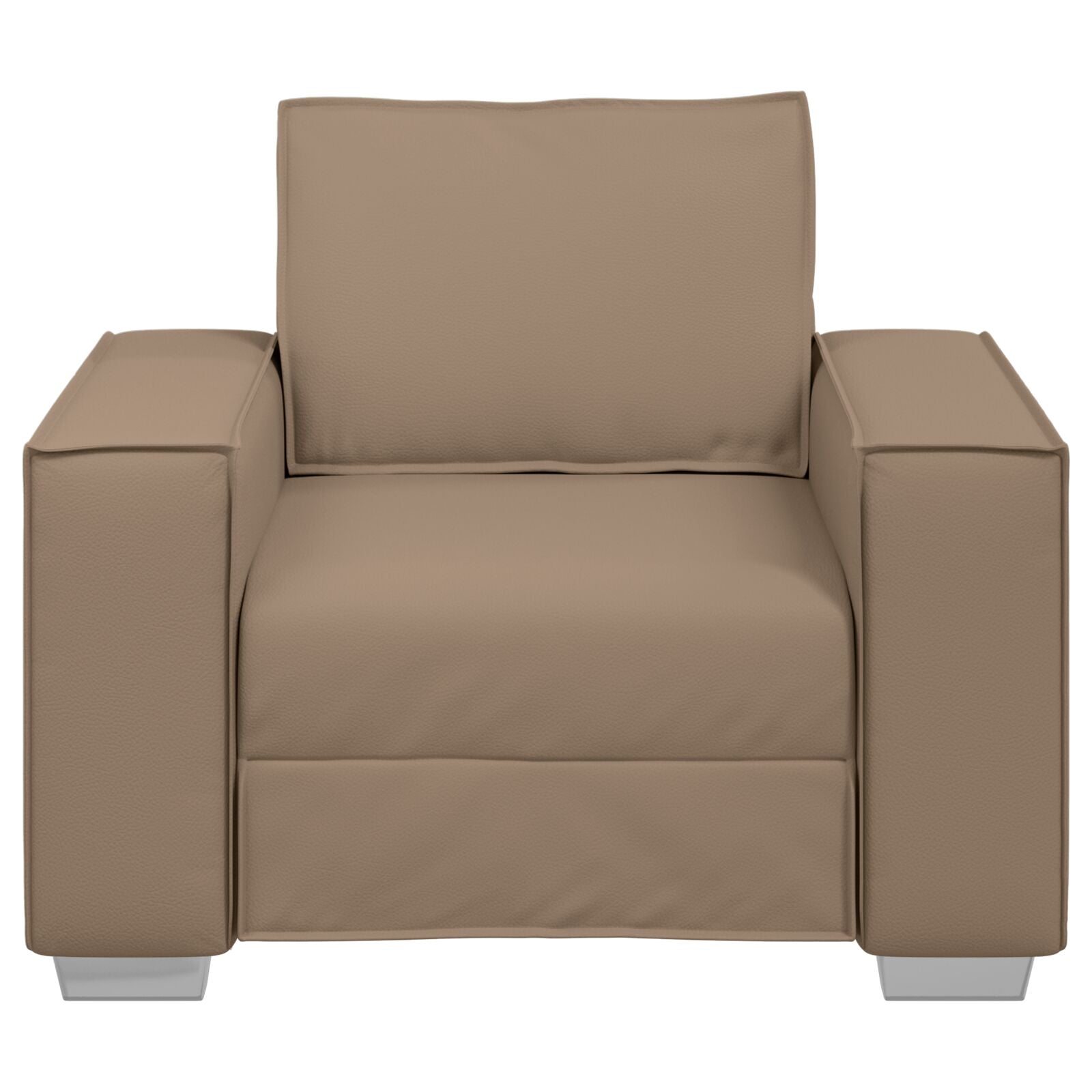 Fauteuil Kunstleer Cappuccino 59 cm
