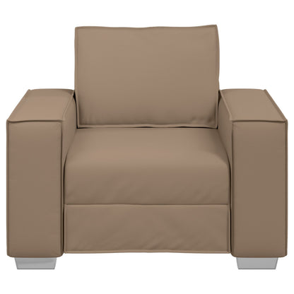 Fauteuil Kunstleer Cappuccino 59 cm