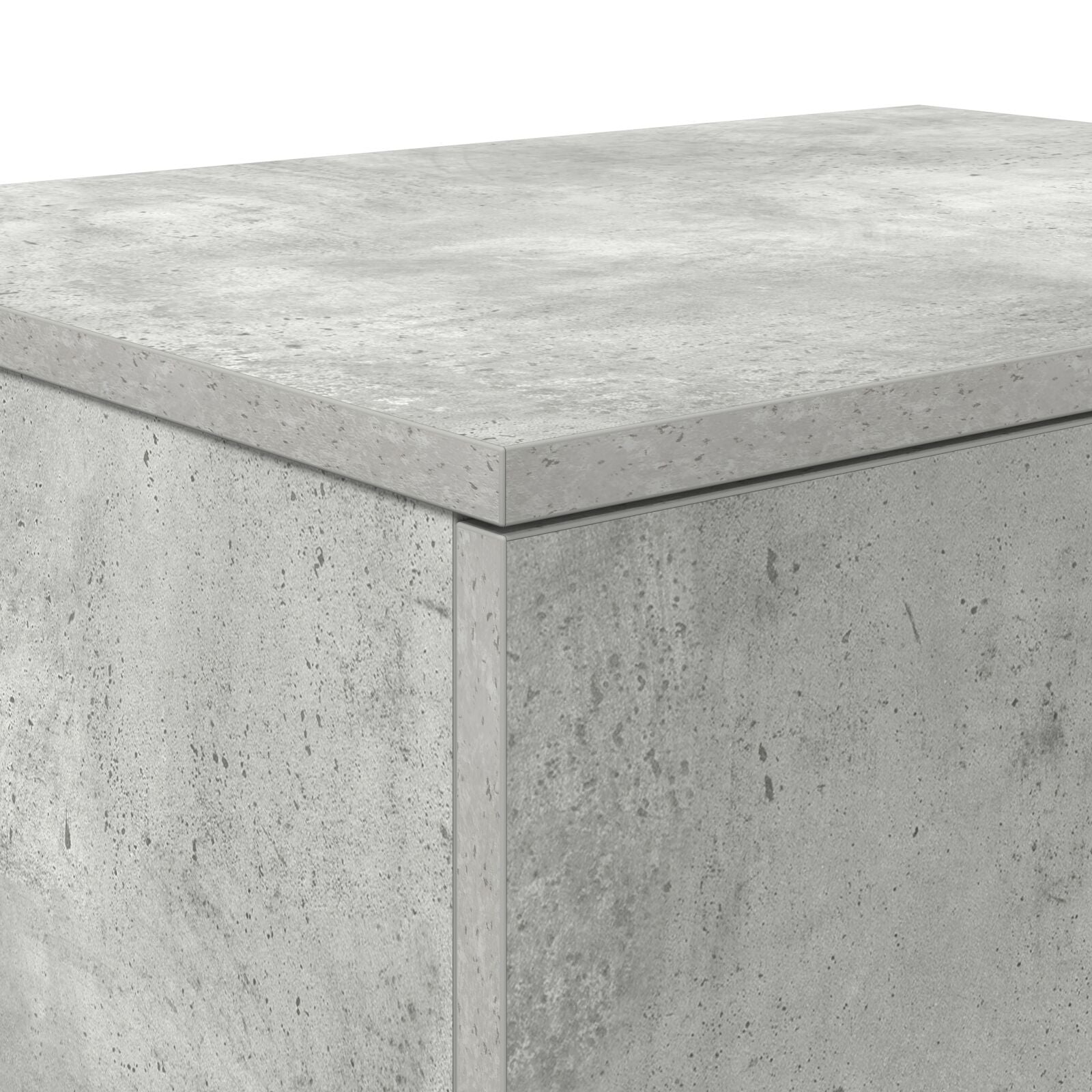 Opslagkast Betongrijs Gelaagd Hout Beton grijs 103 x 41 x 40 cm