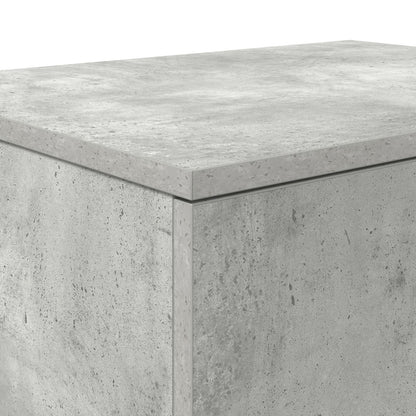 Opslagkast Betongrijs Gelaagd Hout Beton grijs 103 x 41 x 40 cm