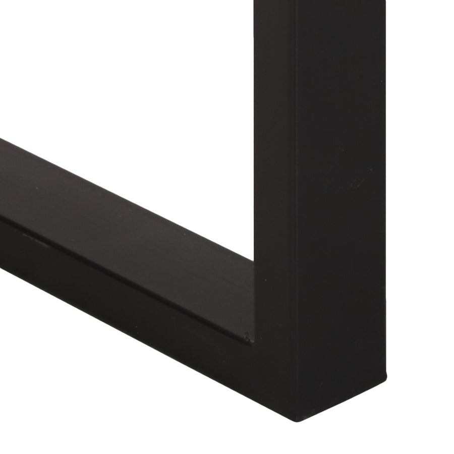 Kaptafel Met Spiegel Multicolor 100X50X75 Cm Massief Hout Gerecycled