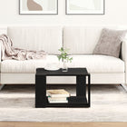 Salontafel zwart eiken 85x55x31 cm