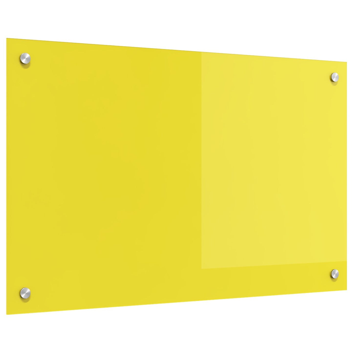 Keuken Achterwand 80X50X0,6 Cm Gehard Glas Geel 80 x 50 cm