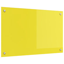 Keuken Achterwand 80X50X0,6 Cm Gehard Glas Geel 80 x 50 cm