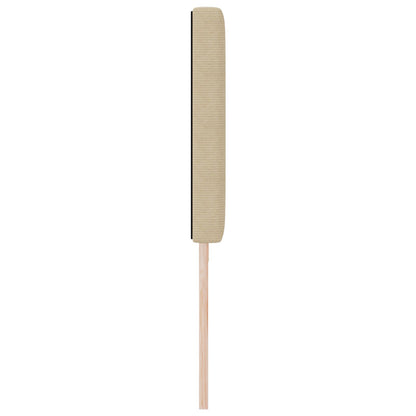 Hoofdbord Eenvoudig Design Corduroy Stof Lichtgroen grijs 200 cm Laag hoofdeinde
