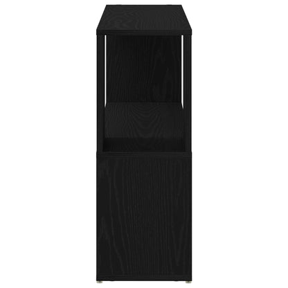 Boekenkast Hoge Kwaliteit Hout Zwart eiken 100 x 24 x 63 cm