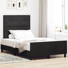 Boxspringbed 120x200 cm zwart fluweel