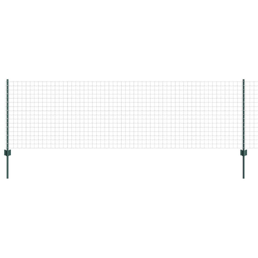 Eurohek Met 5 U-Palen Groen 0.8X10 M Staal