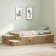 Opbergbedframe Artisan Eiken 75 cm