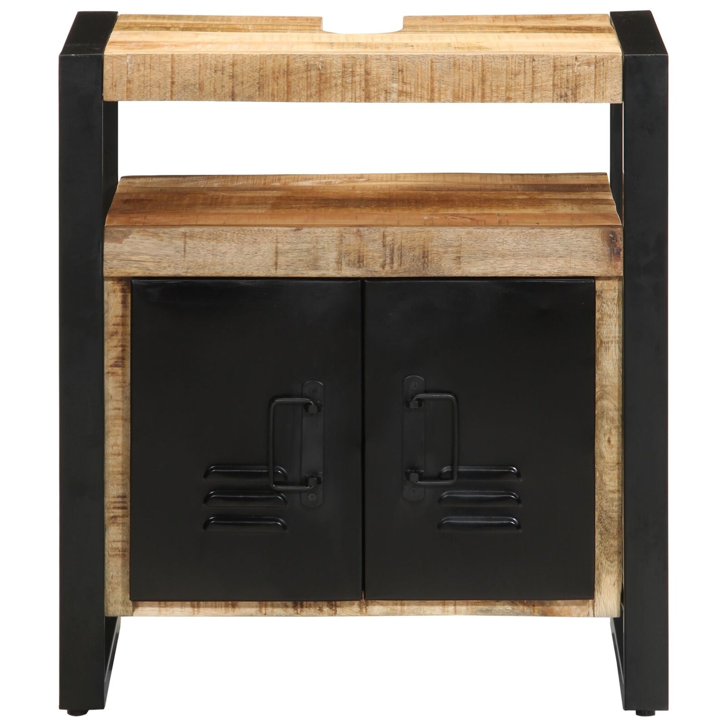 Badkast 55X35X60 Cm Massief Ruw Hout Massief ruw mangohout