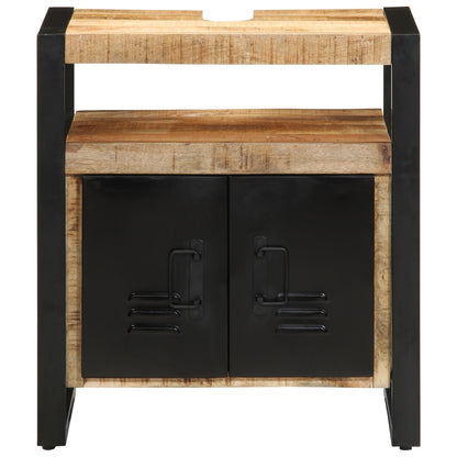 Badkast 55X35X60 Cm Massief Ruw Hout Massief ruw mangohout