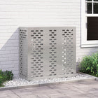 Airconditioner hoes 110x50x105 cm roestvrij staal zilver