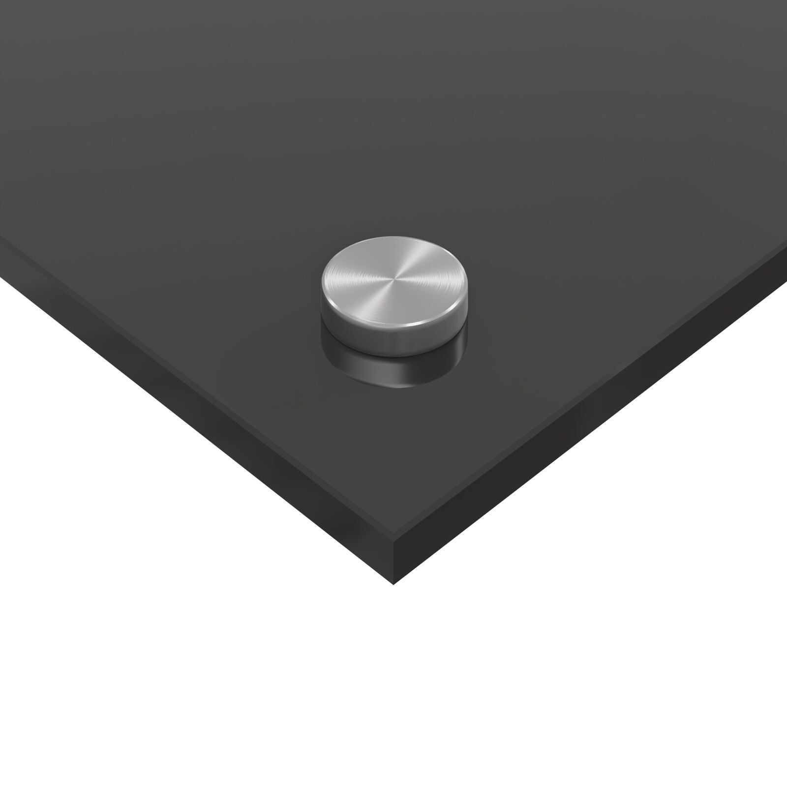 Keuken Achterwand 110X40X0,6 Cm Gelaagd Glas Donkergrijs 110 x 40 cm