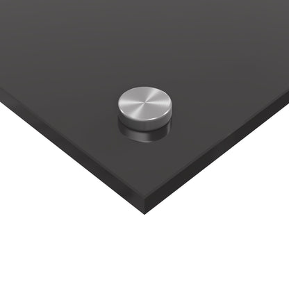 Keuken Achterwand 110X40X0,6 Cm Gelaagd Glas Donkergrijs 110 x 40 cm