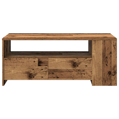 Salontafel Oud Hout 102X55X43,5 Cm Engineered Wood