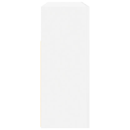 Te Dressoir Samengesteld Hout 116 X 30 X 75 Cm Modern Wit