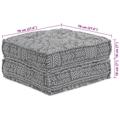 Modulaire Poef 70X70X36 Stof Lichtgrijs 70 x 70 x 36 cm Lounge sofa