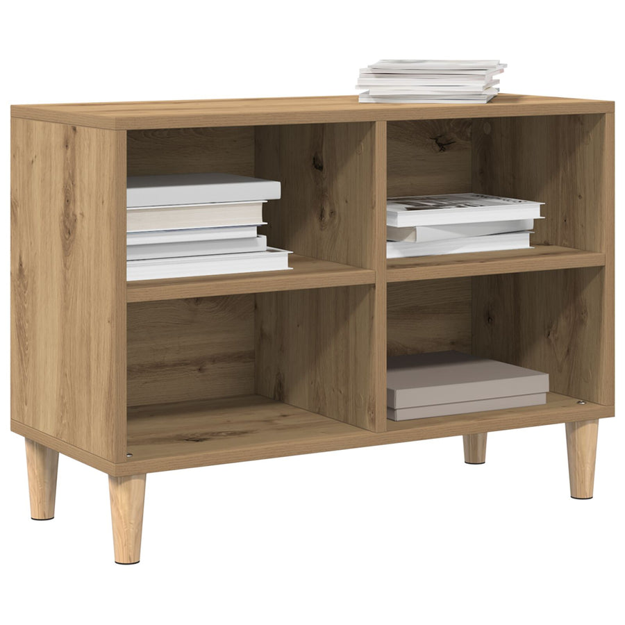 Tv Kast 69.5X30X50 Cm Bewerkt Hout 69.5 cm Artisan eiken