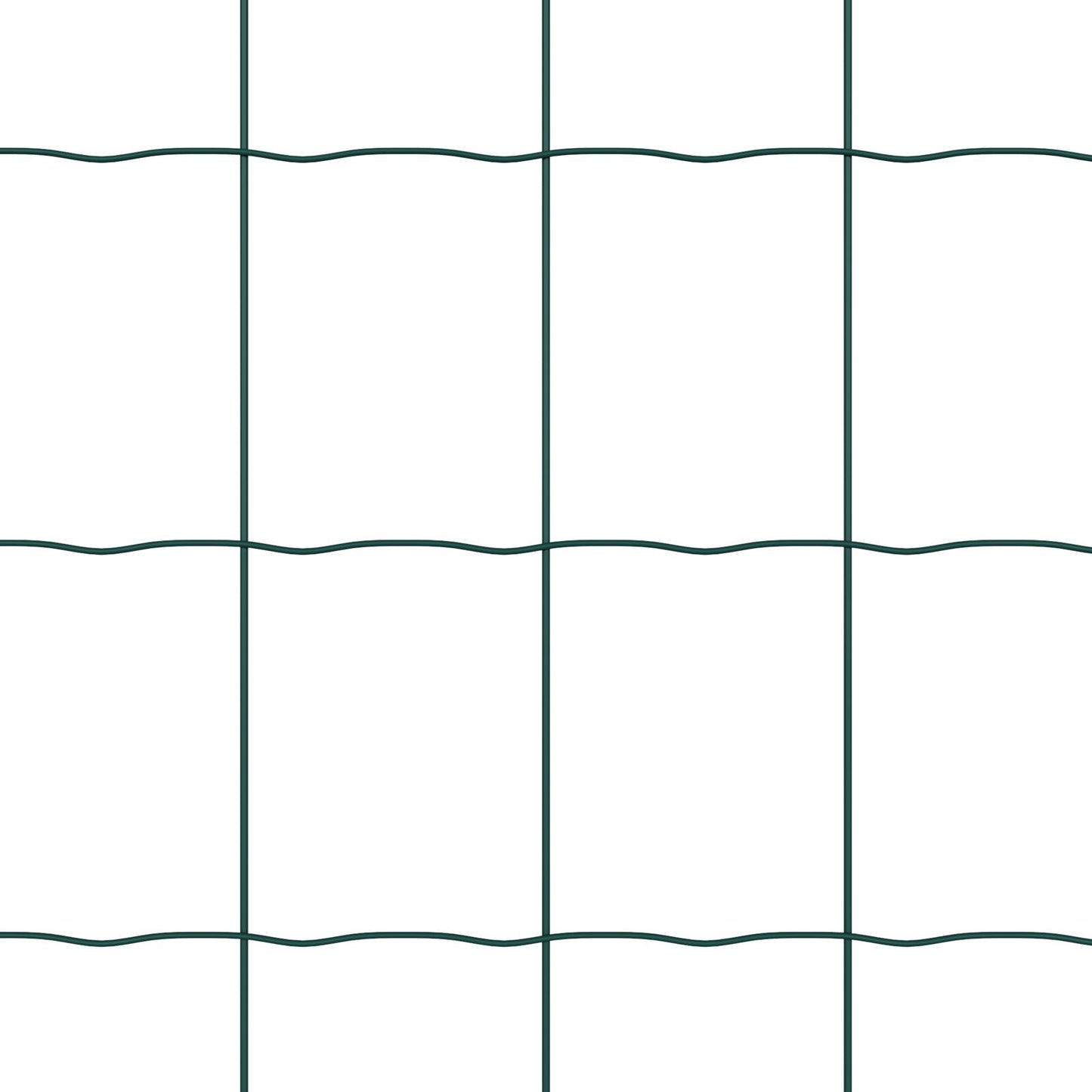 Euro Hek Met 7 Spike Posts 1X10 M Gegalvaniseerd Staal Groen Gegalvaniseerd Staal
